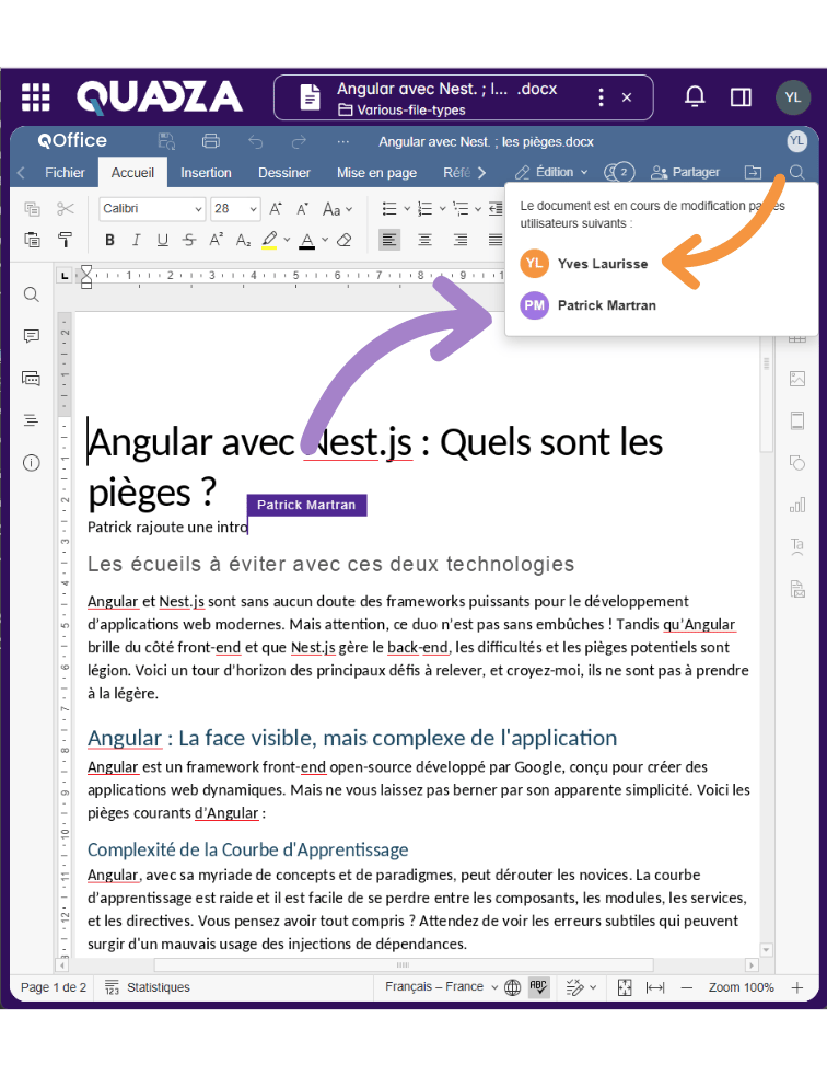 QOffice - collaboration