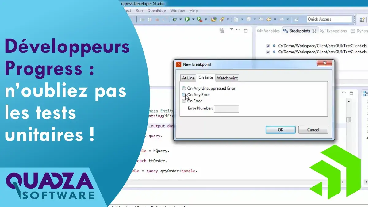 Tests unitaires avec Progress OpenEdge